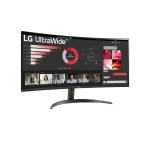 LG 34WR50QK-B Ultrawide VA HDR Curved Monitor 34" QHD 3440x1440 με Χρόνο Απόκρισης 5ms GTG - Image 3