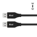 Club-3d Cable Usb-a 3.1 Gen 2 Male To Male 0.5 M Black Cac-1409 CAC-1409 - Image 3