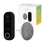 Hombli Ασύρματο Κουδούνι Πόρτας Συμβατό με Alexa Μαύρο HBDP-0100 - Image 2