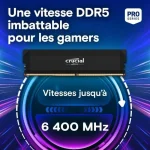 Crucial Pro DDR5 32GB RAM με 2x16GB Modules και Ταχύτητα 6400 για Desktop CP2K16G64C38U5W - Image 5