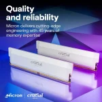 Crucial Pro DDR5 32GB RAM με 2x16GB Modules και Ταχύτητα 6400 για Desktop CP2K16G64C38U5W - Image 10
