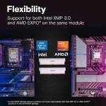 Crucial Pro DDR5 32GB RAM με 2x16GB Modules και Ταχύτητα 6400 για Desktop CP2K16G64C38U5W - Image 12