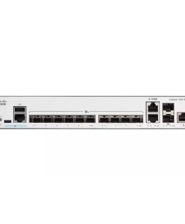 Cisco C1300-12XS Managed L2 Switch και 10 SFP Θύρες