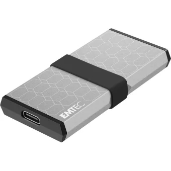 Emtec X205 Mini USB-C Εξωτερικός SSD 1TB 2.5" Γκρι ECSSD1TX205