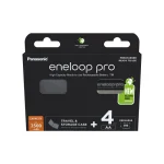 Panasonic Eneloop Pro With Battery Case Επαναφορτιζόμενες Μπαταρίες AA Ni-MH 2500mAh 1.2V 4τμχ BK-3HCDE/4CP+CASE - Image 3