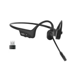 Shokz OpenComm2 UC Ασύρματα Bone Conduction Multimedia Ακουστικά με μικρόφωνο και σύνδεση Bluetooth C120-AC-BK-EU-000