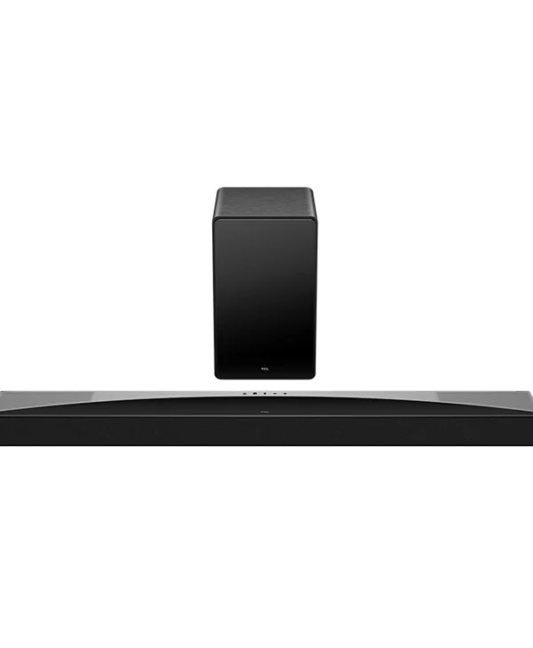 TCL Soundbar 5.1.2 Bluetooth, HDMI και Wi-Fi με Ασύρματο Subwoofer και Τηλεχειριστήριο Μαύρο Q75HE