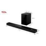 TCL Soundbar 5.1.2 Bluetooth, HDMI και Wi-Fi με Ασύρματο Subwoofer και Τηλεχειριστήριο Μαύρο Q75HE - Image 4