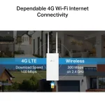 TP-LINK TL-MR100 Outdoor v1 Ασύρματο 4G Router TL-MR100-OUTDOOR - Image 6