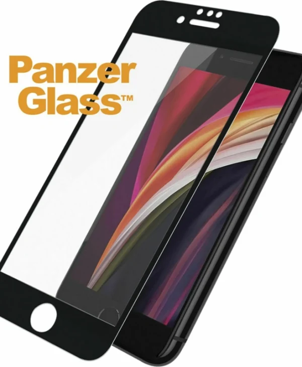 PanzerGlass 3D Full Glue Full Face Tempered Glass Μαύρο (iPhone SE 2022 / 2020 / 8 / 7) 2679