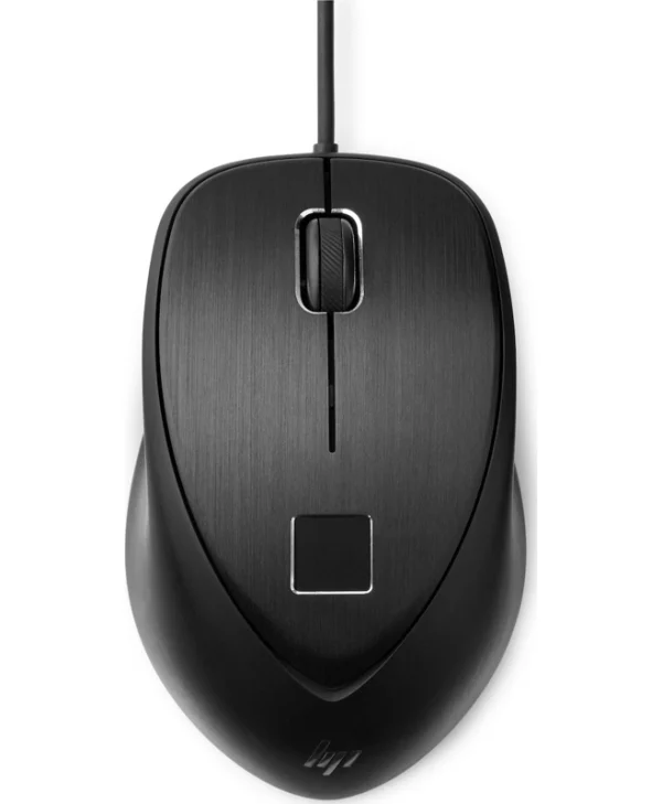 HP Fingerprint Ενσύρματο Ποντίκι Μαύρο 4TS44AA#AC3