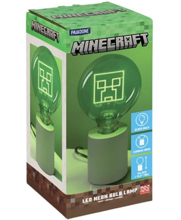 Paladone Παιδικό Διακοσμητικό Φωτιστικό Minecraft Πράσινο 18x8.5x18εκ. PP14242MCFEU