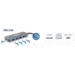 D-Link Hub 5 Θυρών USB 3.0 με σύνδεση USB-A Ασημί DUB-2340 - Image 3