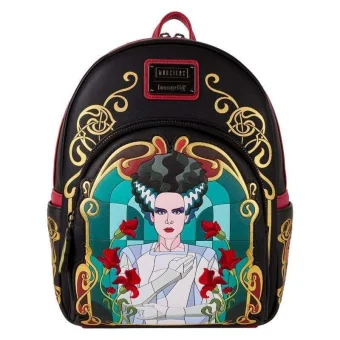 Loungefly Universal Monster Bride Παιδική Τσάντα Πλάτης Μαύρη 23x12x23εκ. Universal Monsters Bride Frankenstein Mini UMBK0035