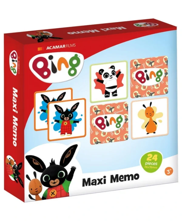 Επιτραπέζιο Παιχνίδι Bing Maxi Memo 3+ Ετών Totum BT19090