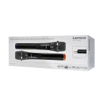 Lenco Μικρόφωνο Karaoke Ασύρματο MCW-020BK Set of 2 MCW-020BK Μαύρο - Image 8