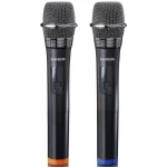 Lenco Μικρόφωνο Karaoke Ασύρματο MCW-020BK Set of 2 MCW-020BK Μαύρο - Image 9