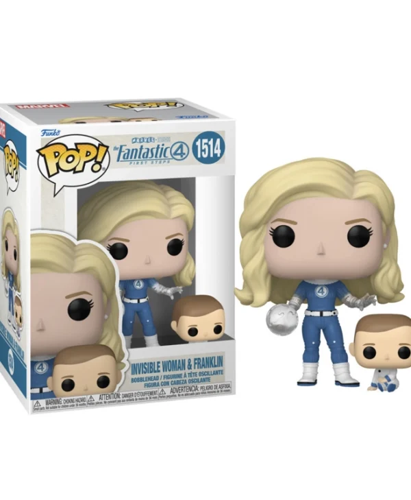Funko Pop! Marvel: Marvel - The Fantastic Four: First Steps - Invisible Woman & Franklin 1514 83583