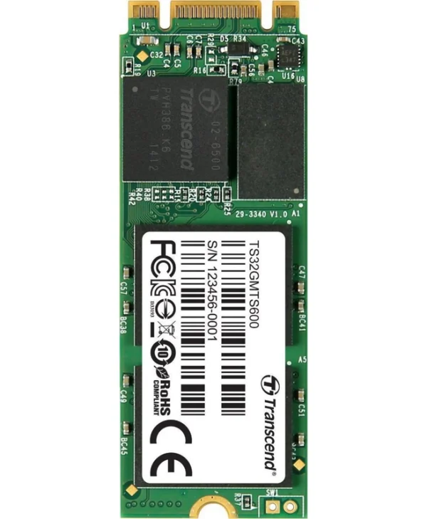 Transcend MTS600 SSD 32GB τύπου M.2 με σύνδεση SATA III TS32GMTS600