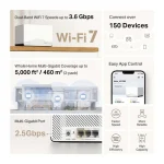 Mercusys Halo H27BE BE3600 WiFi Mesh Network Access Point Wi‑Fi 4 Dual Band (2.4 & 5GHz) σε Διπλό Kit HALO H27BE(2-PACK) - Image 3