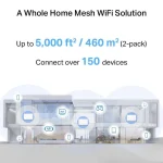Mercusys Halo H27BE BE3600 WiFi Mesh Network Access Point Wi‑Fi 4 Dual Band (2.4 & 5GHz) σε Διπλό Kit HALO H27BE(2-PACK) - Image 7