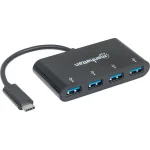 Manhattan IADAP USB31-HUB4 Hub 4 Θυρών USB 3.0 με σύνδεση USB-C 3325470
