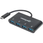 Manhattan IADAP USB31-HUB4 Hub 4 Θυρών USB 3.0 με σύνδεση USB-C 3325470 - Image 3
