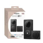 Aqara Ασύρματο Κουδούνι Πόρτας Wi-Fi Συμβατό με Alexa, Google Home και Apple HomeKit Μαύρο CH-C09D-B