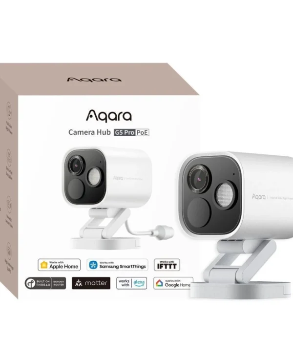 Aqara HUBG5PRO-W-POE IP Κάμερα Παρακολούθησης Full HD+ 4MP Αδιάβροχη με Φακό 4.2mm CH-C03DW