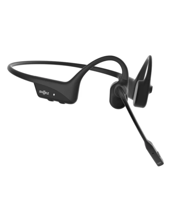 Shokz OpenComm2 Ασύρματα Bone Conduction Multimedia Ακουστικά με μικρόφωνο και σύνδεση Bluetooth C120-AN-BK-EU-000