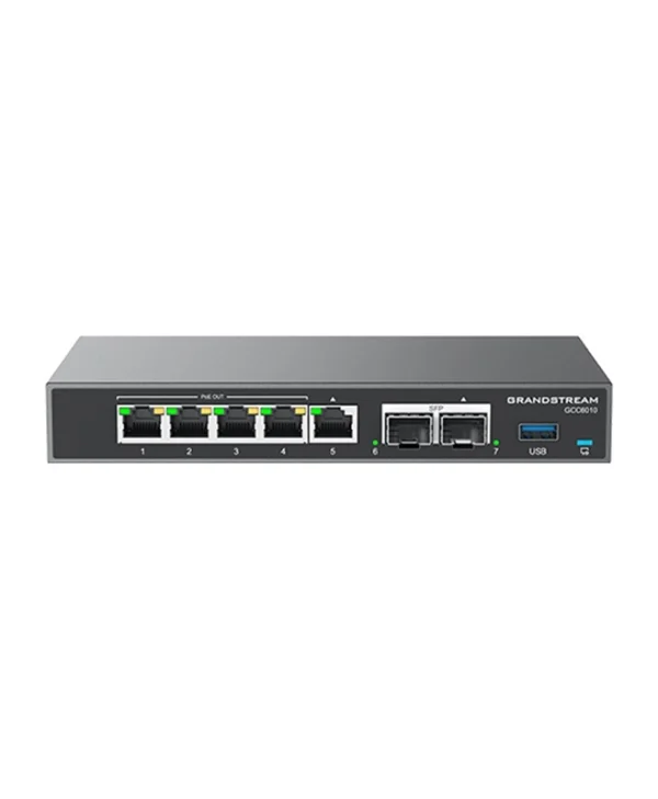 Grandstream Gcc6010w Uc+networking Convergence Device (wireless Vpn Router, Ngfw, Switch And&& Ip Pbx) With 5x Gigabit Ethernet Ports (GCC6010) GGCC6010
