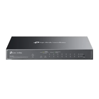 TP-LINK Omada ES210GMP v1 Managed L2 PoE+ Switch με 8 Θύρες Gigabit (1Gbps) Ethernet και 1 SFP Θύρα