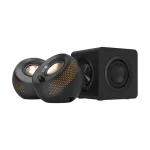 Creative Pebble X Plus Ηχεία Υπολογιστή 2.1 με RGB Φωτισμό και Bluetooth Ισχύος 30W σε Μαύρο Χρώμα 51MF0495AA000 - Image 2