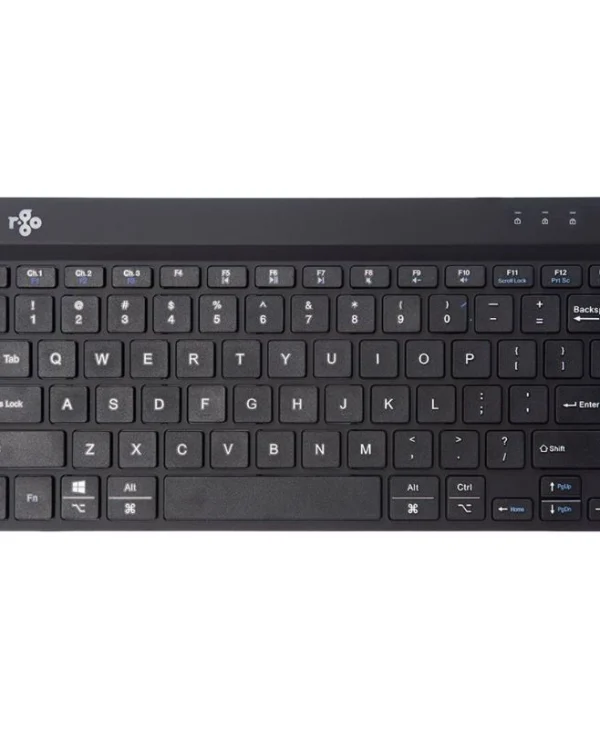 R-Go Tools Ασύρματο Bluetooth Πληκτρολόγιο Αγγλικό US RGOCOUSWLBL
