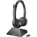 Poly Savi 8200 UC Ασύρματα On Ear Multimedia Ακουστικά με μικρόφωνο και σύνδεση Bluetooth 8D3F5AA#ABB - Image 3