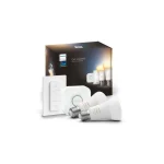Philips Smart Λάμπες LED 8W για Ντουί E27 και Σχήμα A60 Ρυθμιζόμενο Λευκό 1100lm 2τμχ 929002468406 - Image 3