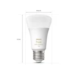 Philips Smart Λάμπες LED 8W για Ντουί E27 και Σχήμα A60 Ρυθμιζόμενο Λευκό 1100lm 2τμχ 929002468406 - Image 5