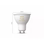 Philips Smart Λάμπες LED 4.2W για Ντουί GU10 Ρυθμιζόμενο Λευκό 400lm 3τμχ 929003666703 - Image 4