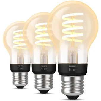 Philips Smart Λάμπες LED 7W για Ντουί E27 και Σχήμα A60 Ρυθμιζόμενο Λευκό 550lm 3τμχ 929002477504