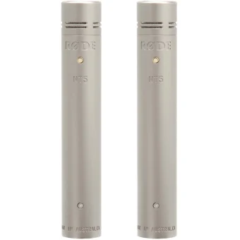 Rode NT5 PAIR Σετ Πυκνωτικό Μικρόφωνο XLR Shock Mounted για Studio σε Ασημί Χρώμα NT5MP