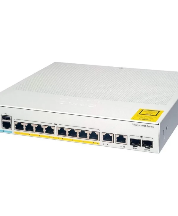 Cisco Catalyst C1200-8P-E-2G Managed L2 PoE+ Switch με 8 Θύρες Gigabit (1Gbps) Ethernet και 2 SFP Θύρες