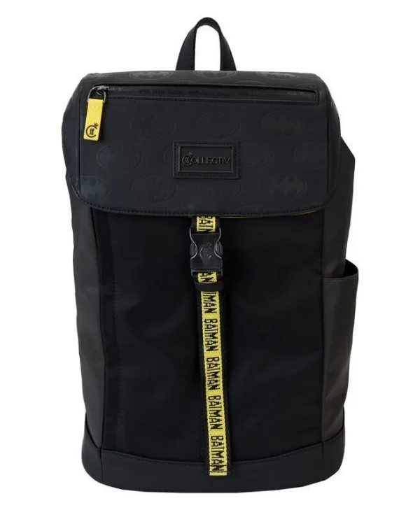 Loungefly Παιδική Τσάντα Πλάτης Μαύρη 27.5x15x15εκ. DC Comics Batman 85th Anniversary DCCBK0089
