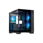 Chieftec Visio GM-30B-TG-OP Cube Κουτί Υπολογιστή με Πλαϊνό Παράθυρο Μαύρο