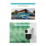 Dahua P3d-3f-pv-0280b/0600b IP Dual Κάμερα Παρακολούθησης Wi-Fi Full HD+ 3MP Αδιάβροχη με Αμφίδρομη Επικοινωνία και Φακό 2.8mm P3D-3F-PV-0280B/0600B - Image 4