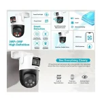 Dahua P3d-3f-pv-0280b/0600b IP Dual Κάμερα Παρακολούθησης Wi-Fi Full HD+ 3MP Αδιάβροχη με Αμφίδρομη Επικοινωνία και Φακό 2.8mm P3D-3F-PV-0280B/0600B - Image 7