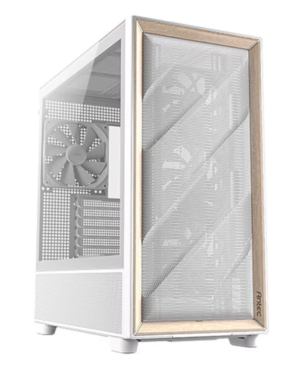 Antec Flux Gaming Midi Tower Κουτί Υπολογιστή με Πλαϊνό Παράθυρο Λευκό 0-761345-10134-9