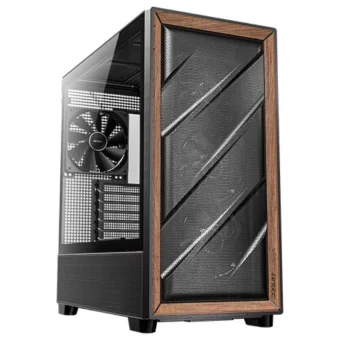 Antec Flux Gaming Midi Tower Κουτί Υπολογιστή με Πλαϊνό Παράθυρο Μαύρο 0-761345-10133-2