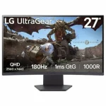 LG UltraGear 27GS60QC-B VA HDR Curved Gaming Monitor 27" QHD 2560x1440 180Hz με Χρόνο Απόκρισης 1ms GTG 27GS60QC-B.AEUQ