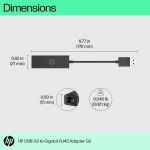 HP 4Z7Z7AA Αντάπτορας Δικτύου USB με Ενσύρματη Σύνδεση Gigabit Ethernet - Image 4