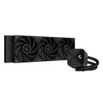 Deepcool LS720 Zero Dark Υδρόψυξη AIO CPU με 3 Ανεμιστήρες 120mm R-LS720-BKNNMM-G-1